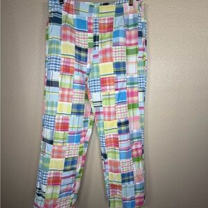 Brooks Brothers Multicolor Plaid Cotton Pants